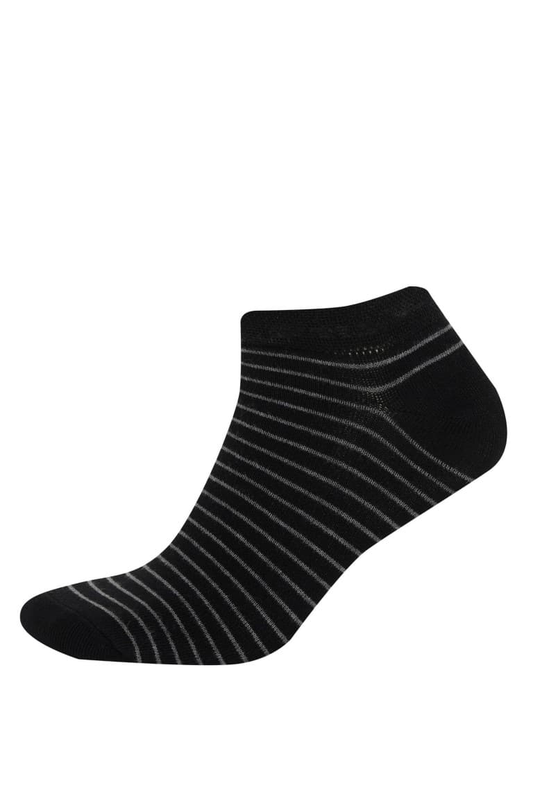 Breathable Mens Seamless 3-Pack Bamboo Booties Socks