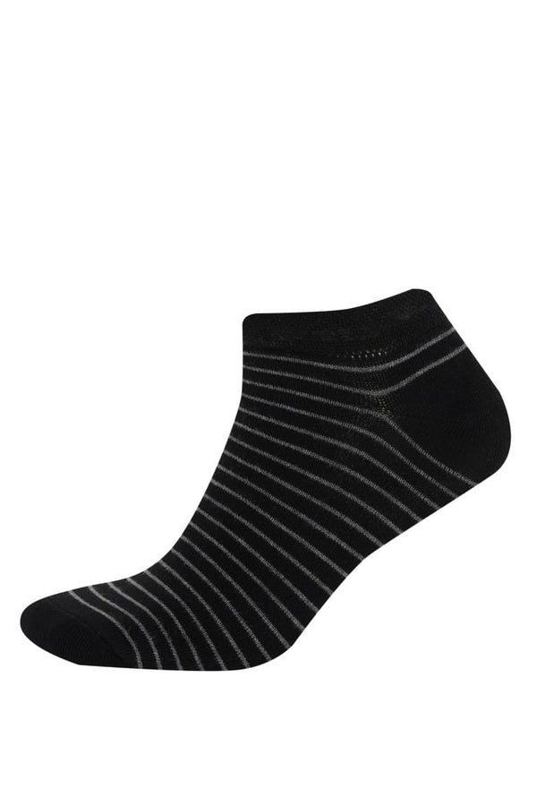 Breathable Mens Seamless 3-Pack Bamboo Booties Socks