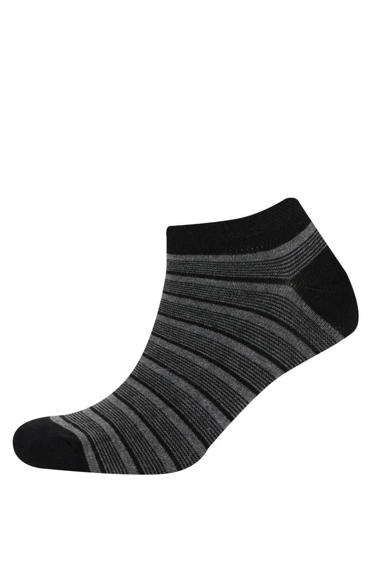 Breathable Mens Seamless 3-Pack Bamboo Booties Socks