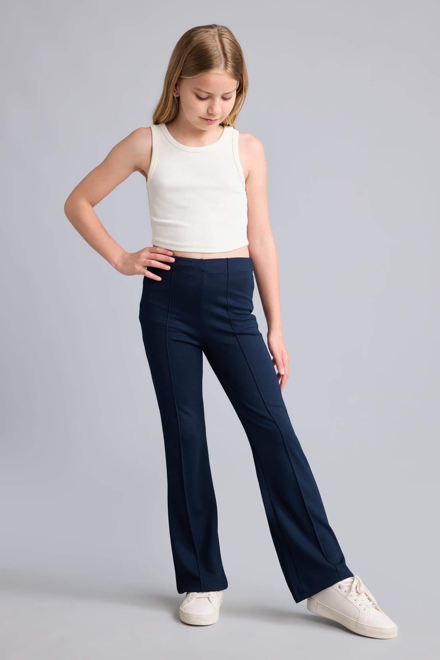 Girls School Standard Length Tights Secondary image