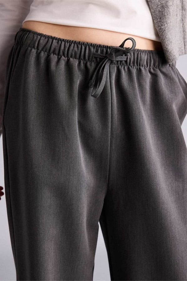 Wide Leg Regular Waist Trousers