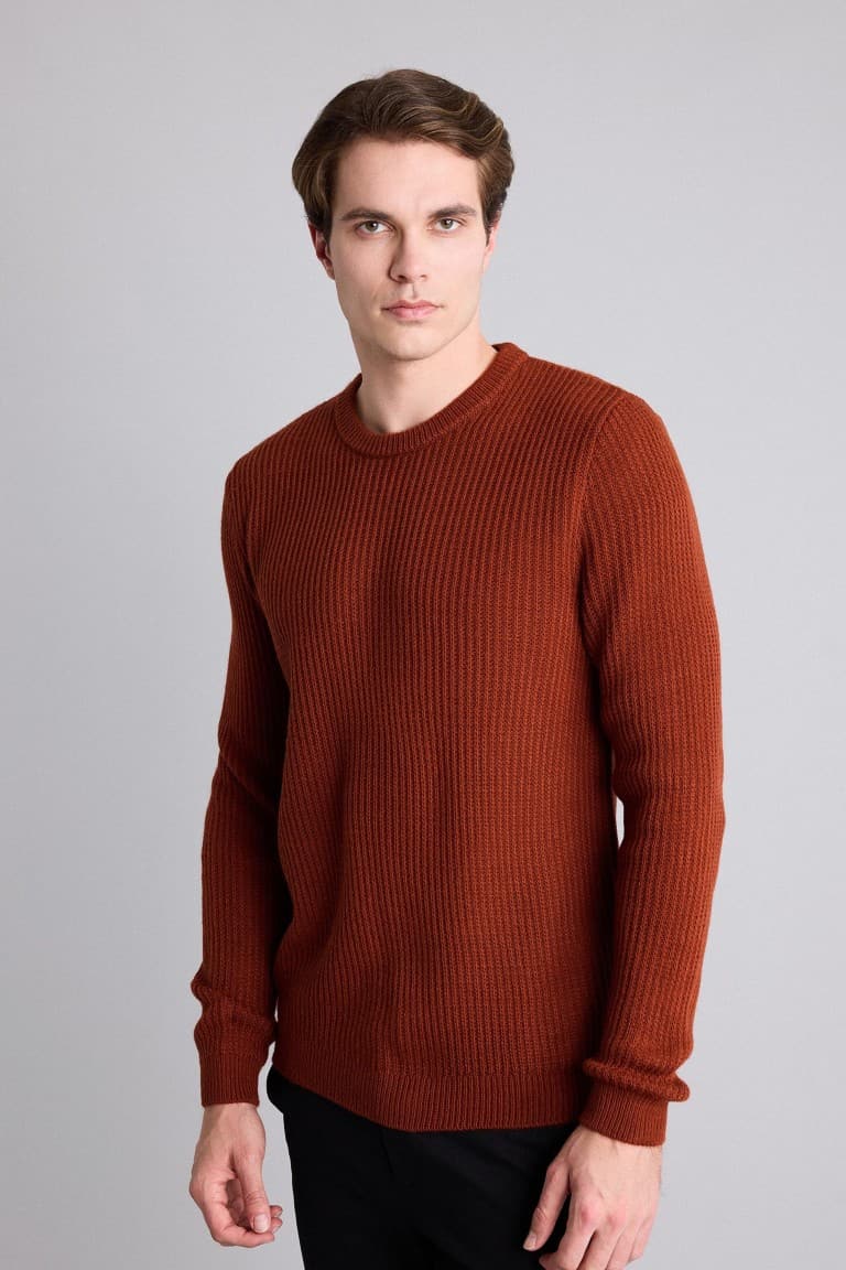 Standard Fit Crew Neck Knitwear Sweater Main image