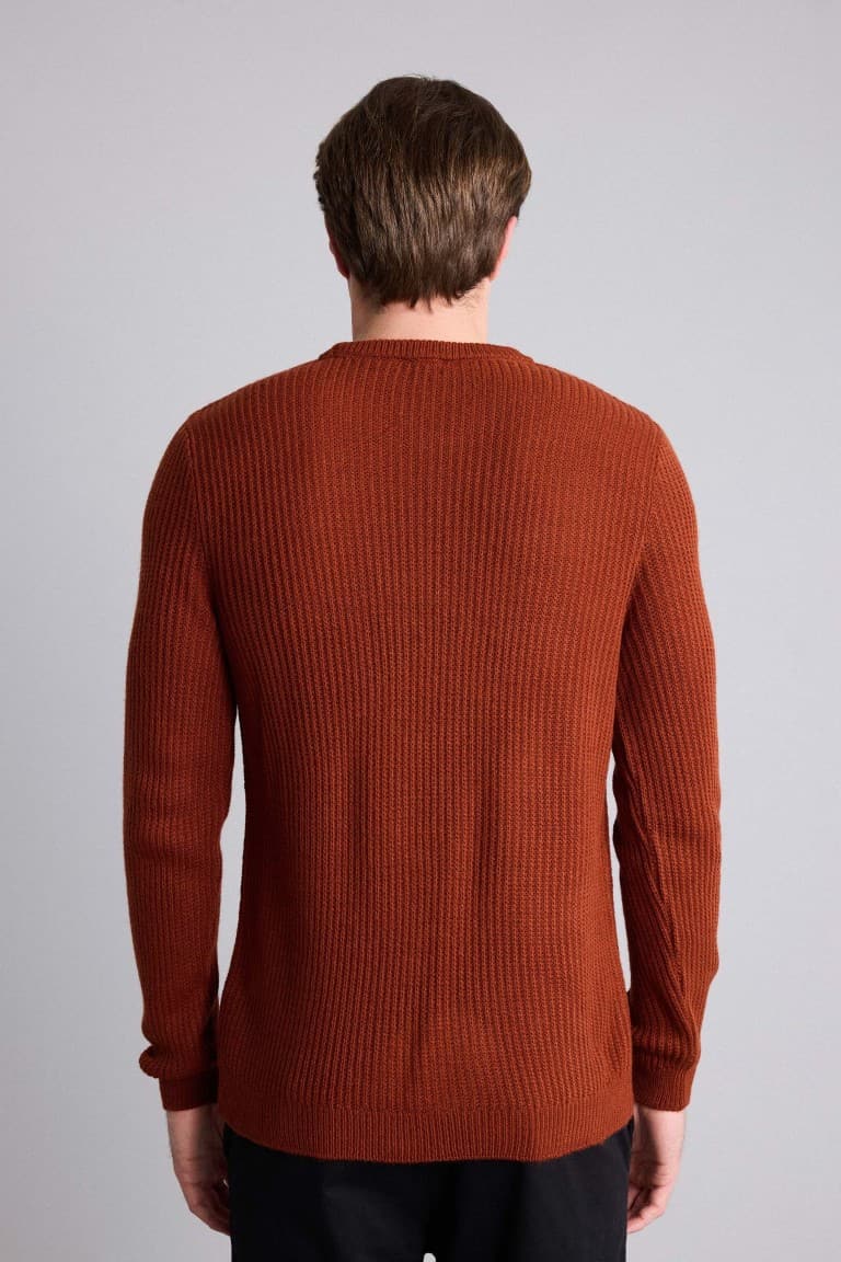 Standard Fit Crew Neck Knitwear Sweater