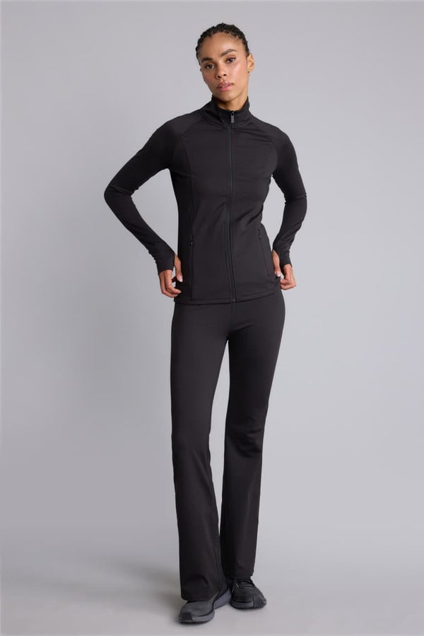 DeFactoFit Flare Fit Waist-hugging, Non-revealing, High Waist, Flare Leg, Standard Length Sportsman's Tracksuit Bottoms