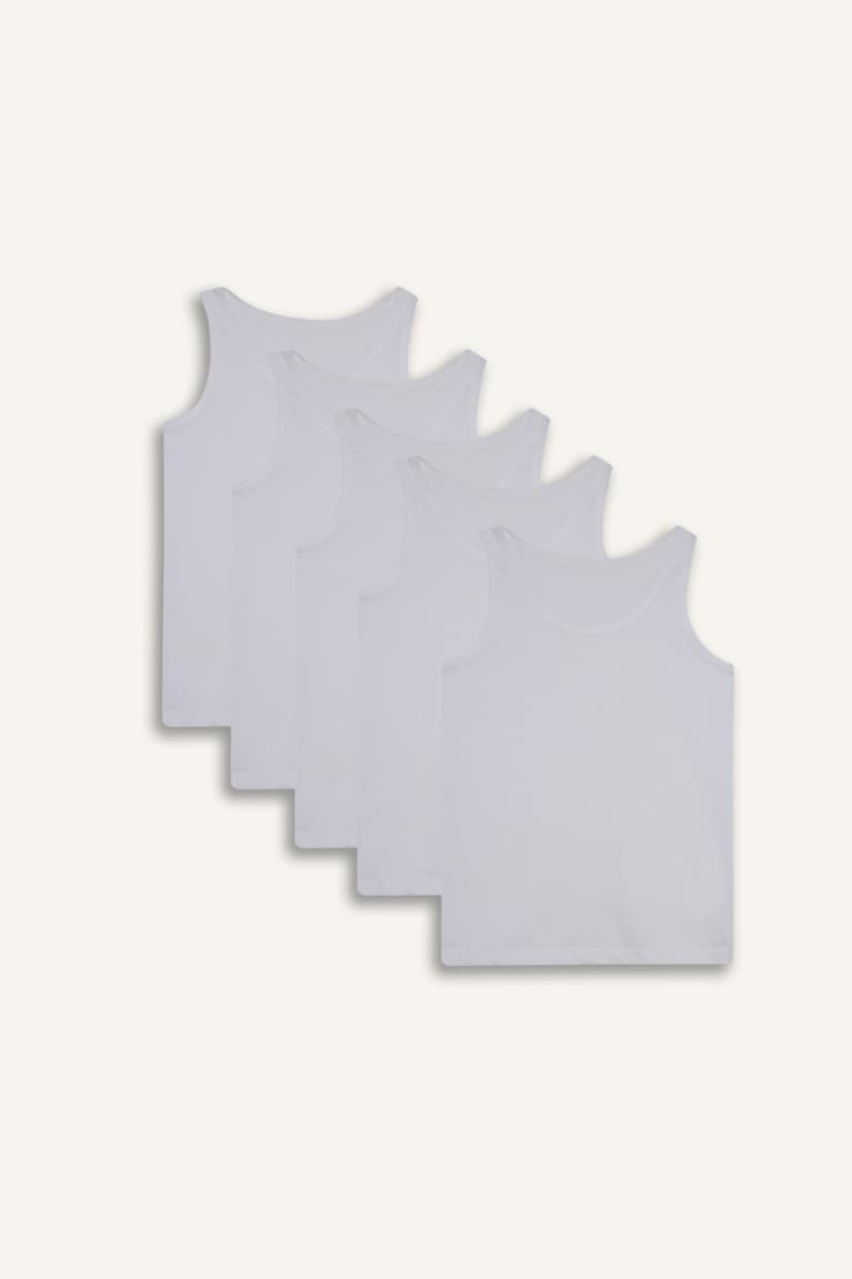 100% Cotton 5-Pack Undershirt Boy