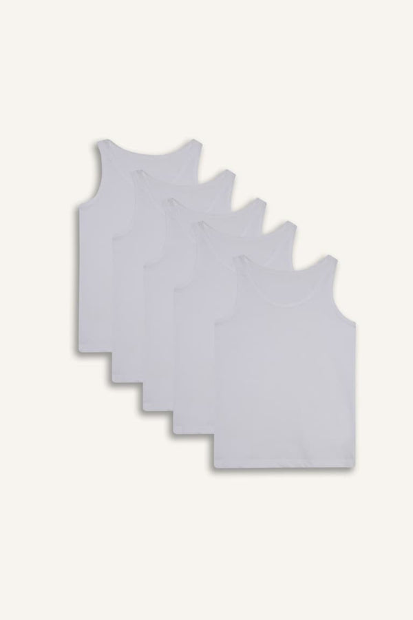 100% Cotton 5-Pack Undershirt Boy