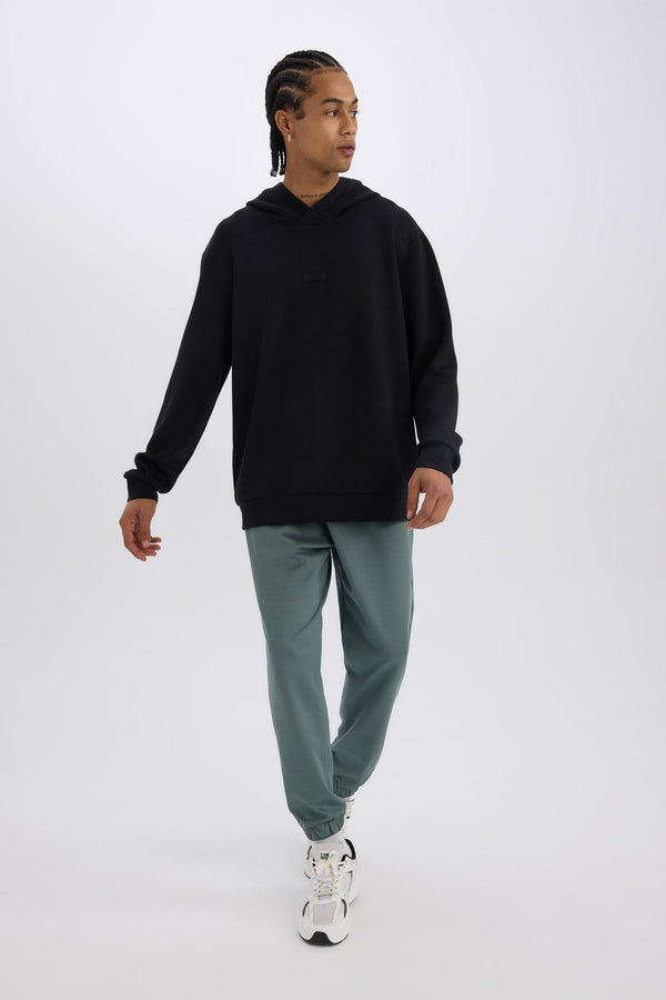 Standard Fit Sports Jogger Sweatpants Pocket Elastic Waist Leg