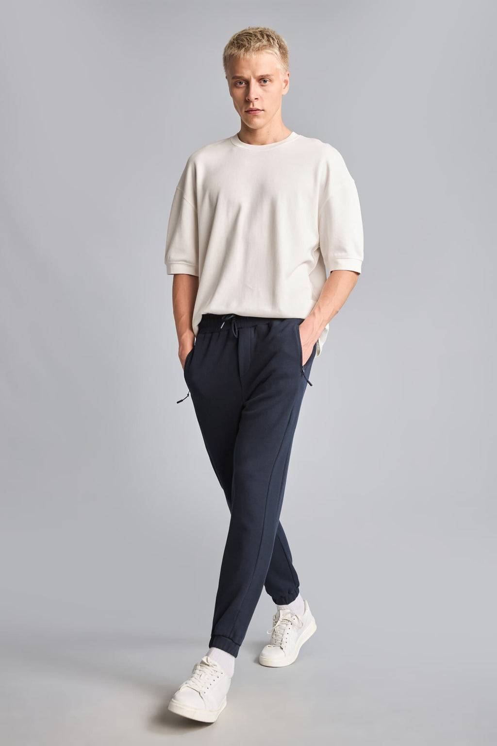 Slim Fit Fit Fit Flare Zipper Pike Tracksuit Bottom
