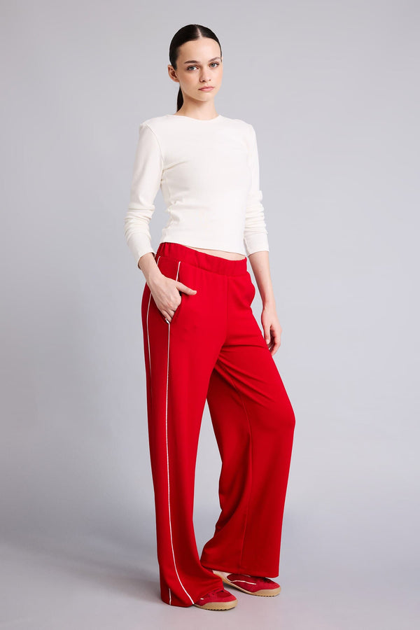 Straight Fit Sweatpants with Pockets