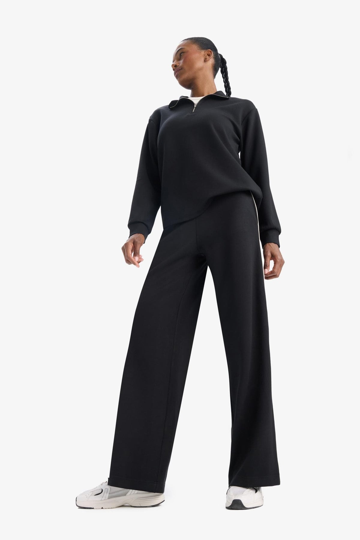 Wide Leg Wide Leg Standard Length Modal Sports Pants