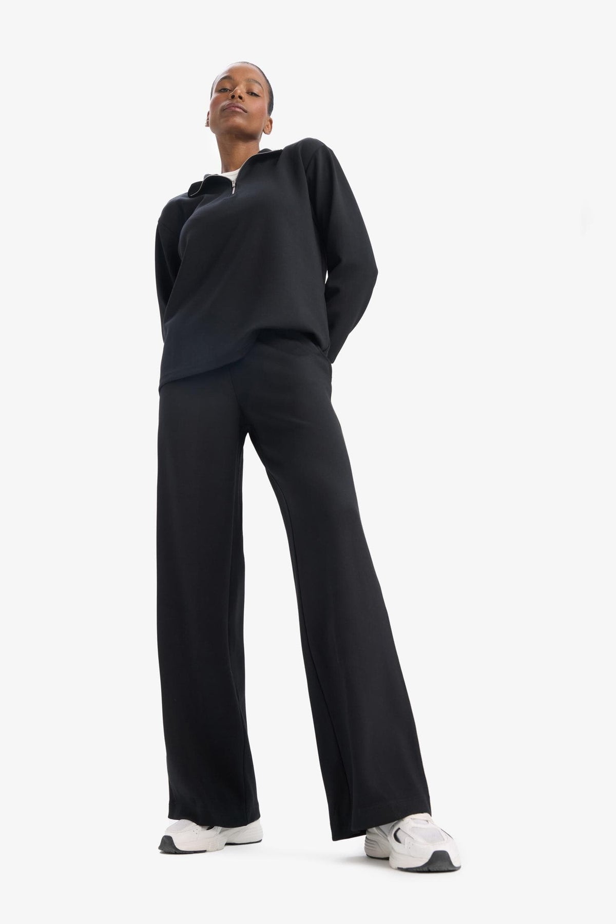 Wide Leg Wide Leg Standard Length Modal Sports Pants