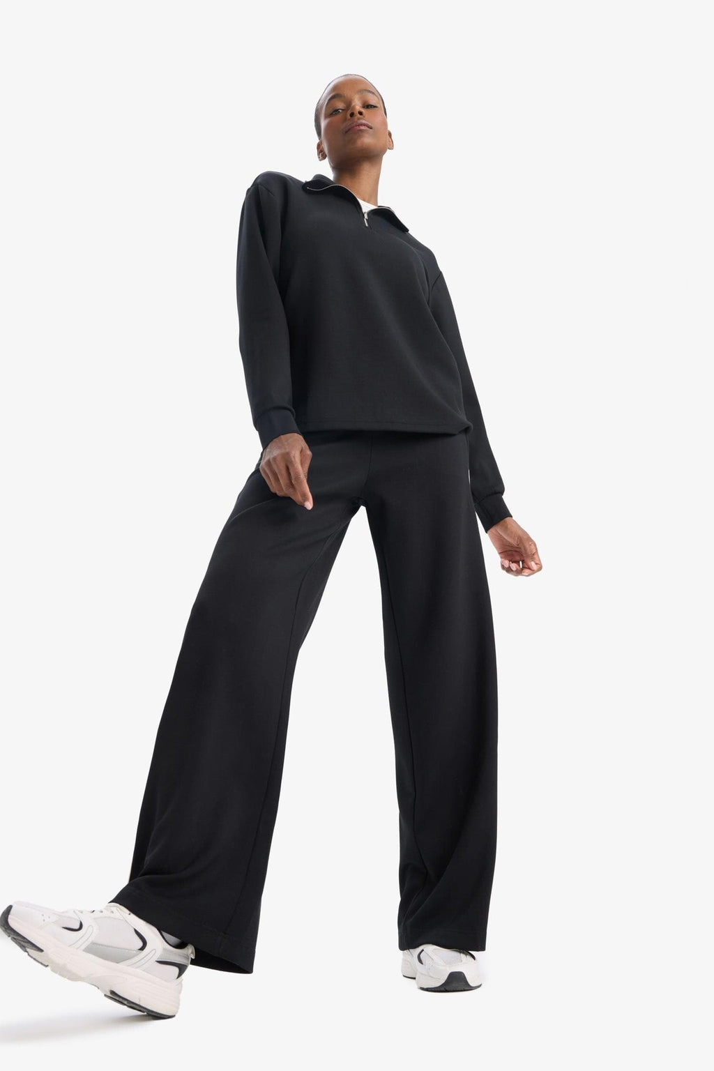 Wide Leg Wide Leg Standard Length Modal Sports Pants