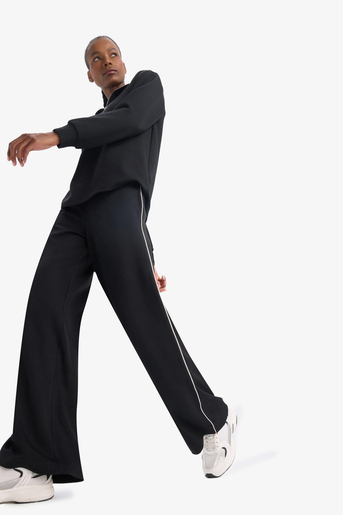 Wide Leg Wide Leg Standard Length Modal Sports Pants