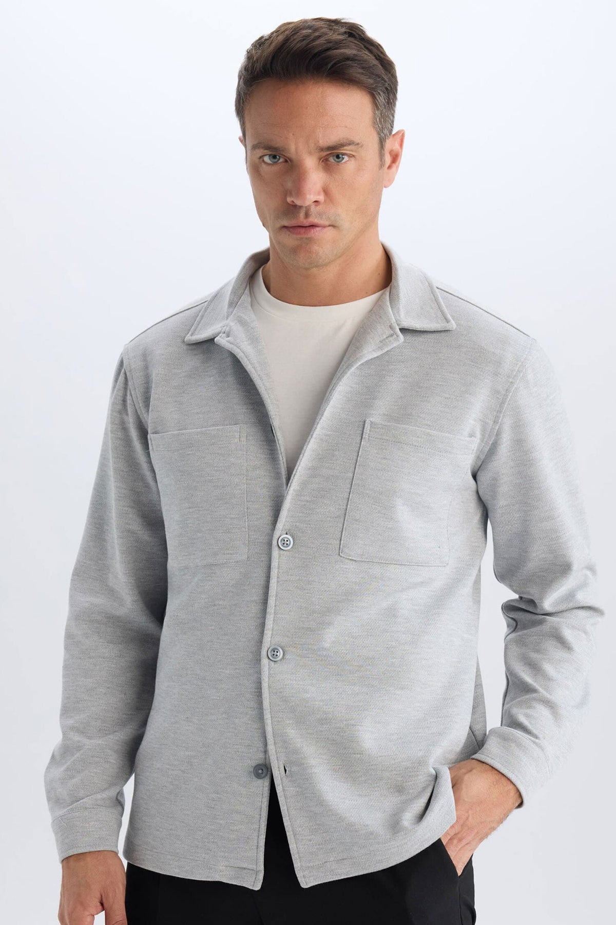 Regular Fit Polo Shirt Jacket Main image