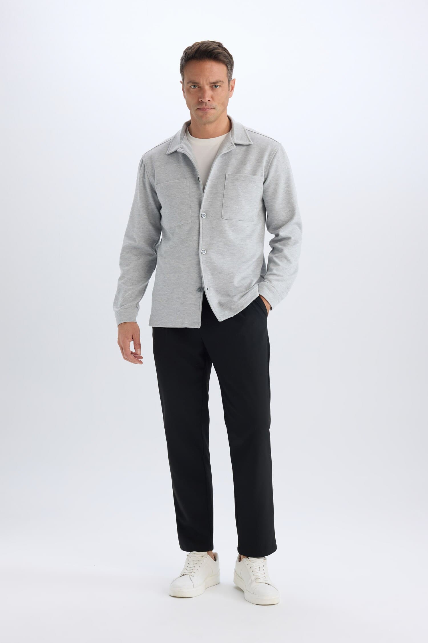 Regular Fit Polo Shirt Jacket Secondary image