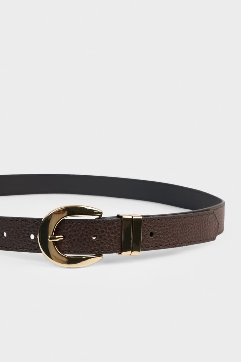 Women Faux Leather Jean Belt Secondary image