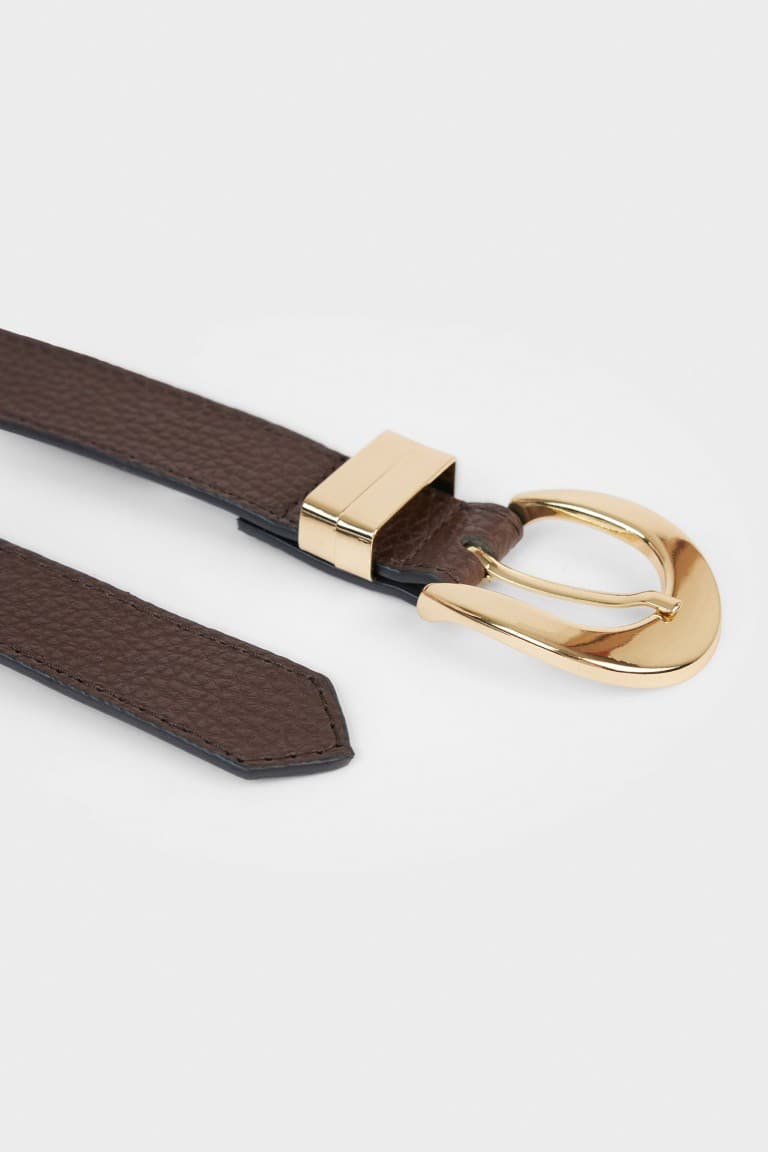 Women Faux Leather Jean Belt