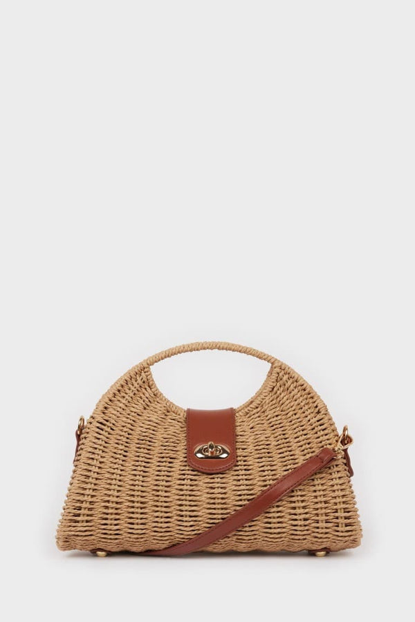 Women Straw Shoulder Bag