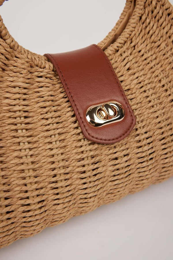 Women Straw Shoulder Bag