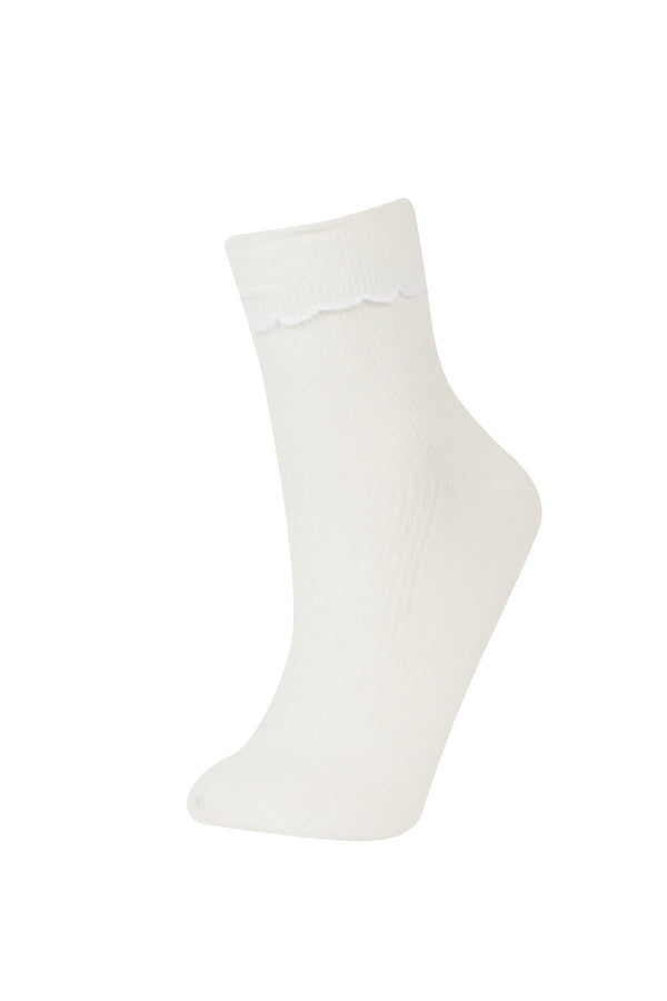 Women Ribbon 2-Pack Cotton Long Socks