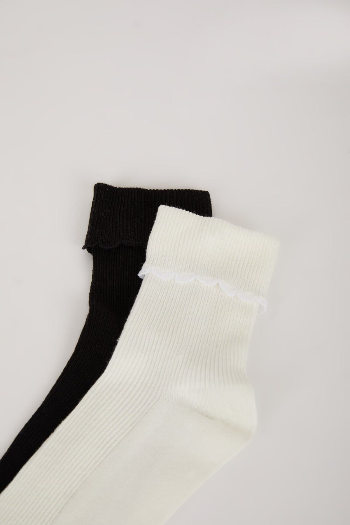 Women Ribbon 2-Pack Cotton Long Socks
