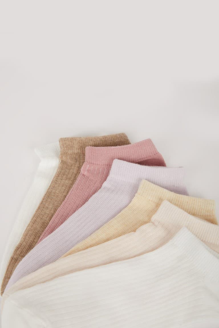 Women 7-Pack Cotton Booties Socks