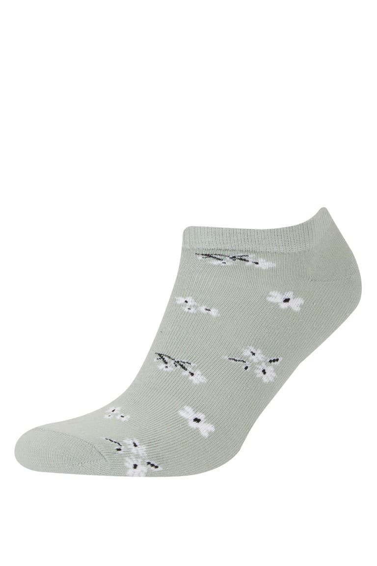 Women 3-Pack Cotton Booties Socks Secondary image