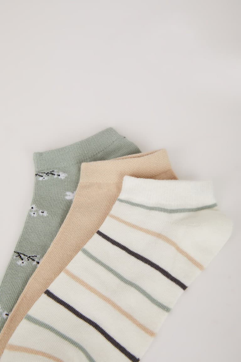 Women 3-Pack Cotton Booties Socks