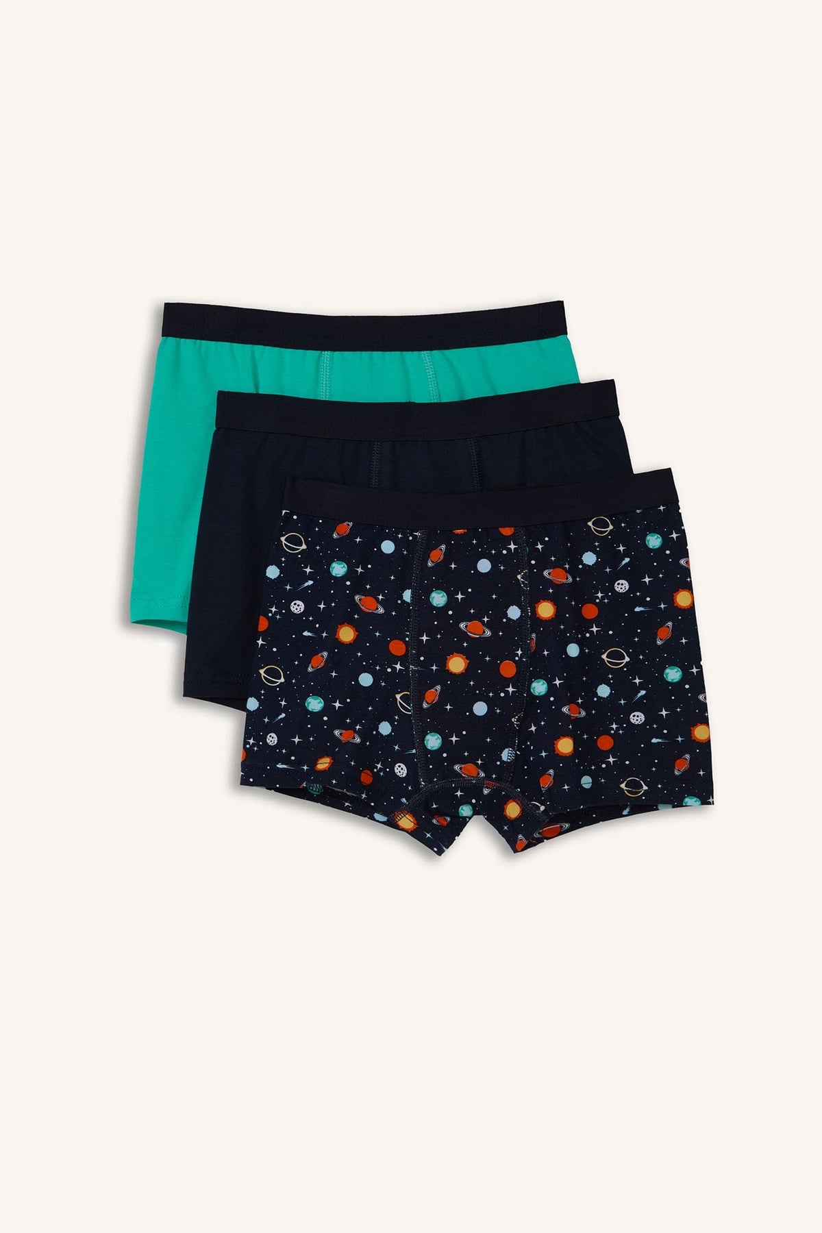 Patterned 3-Piece Boxer Set Boy