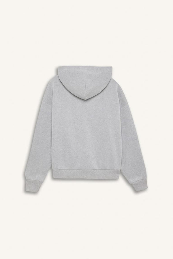 Oversize Wide-Mould Hooded Printed Thick Sweatshirt