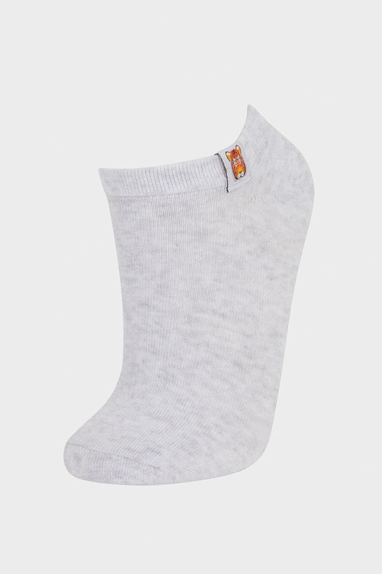 Boy 5-Pack Cotton Ankle Socks
