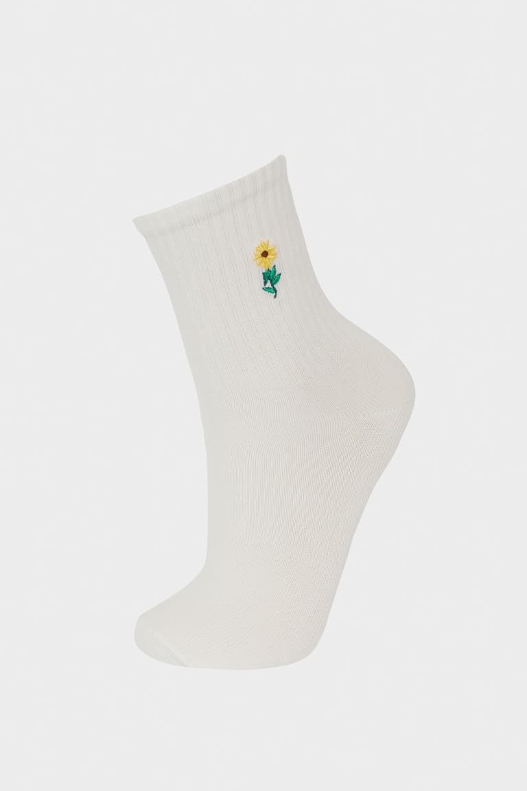 Girls 3-Pack Cotton Long Socks