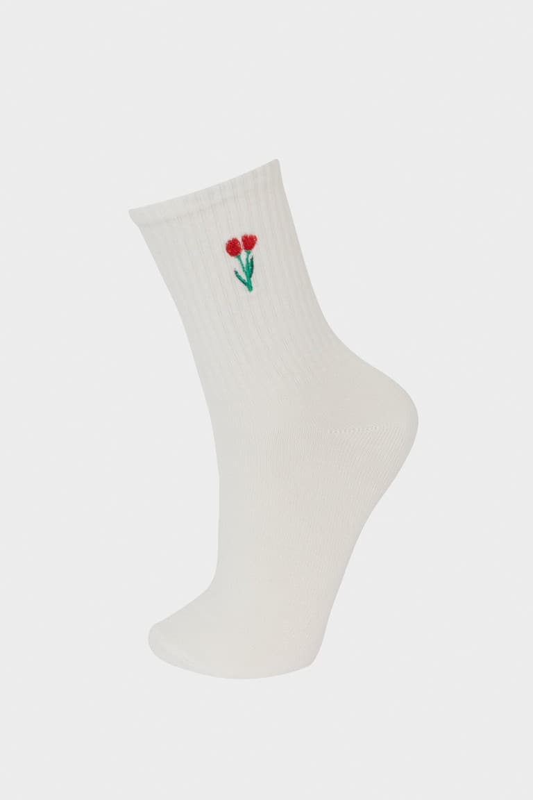 Girls 3-Pack Cotton Long Socks