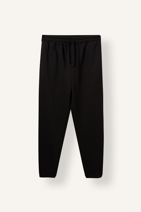 Regular Fit Basic Plain Jogger Sweatpants with Tied Waist, Pockets and Elasticated Legs