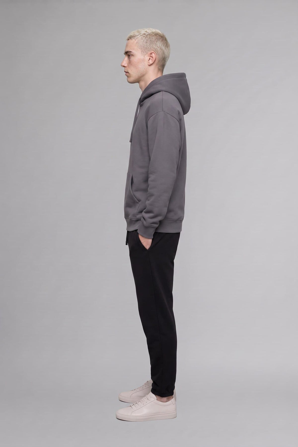 Regular Fit Basic Plain Jogger Sweatpants with Tied Waist, Pockets and Elasticated Legs