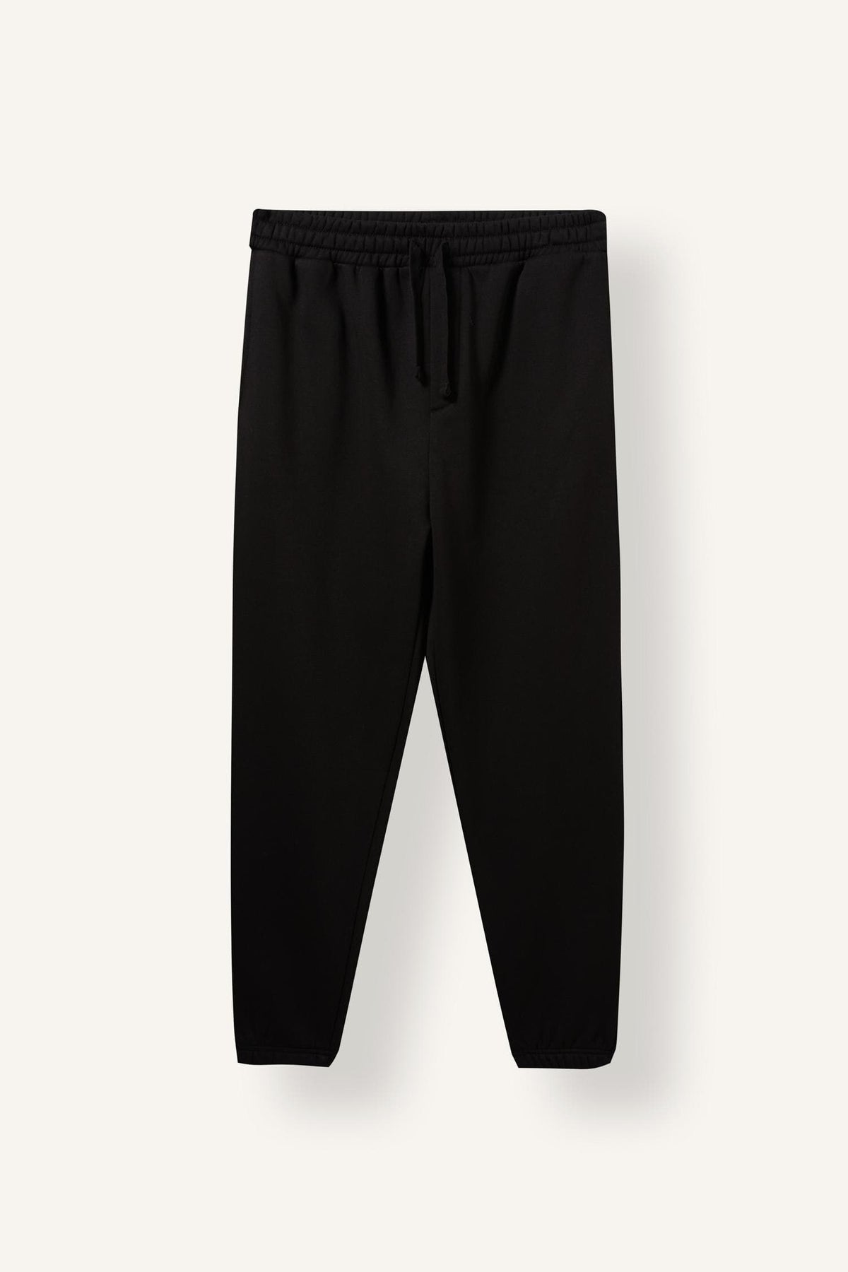 Regular Fit Basic Plain Jogger Sweatpants with Tied Waist, Pockets and Elasticated Legs