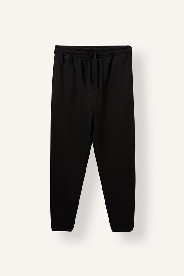 Regular Fit Basic Plain Jogger Sweatpants with Tied Waist, Pockets and Elasticated Legs