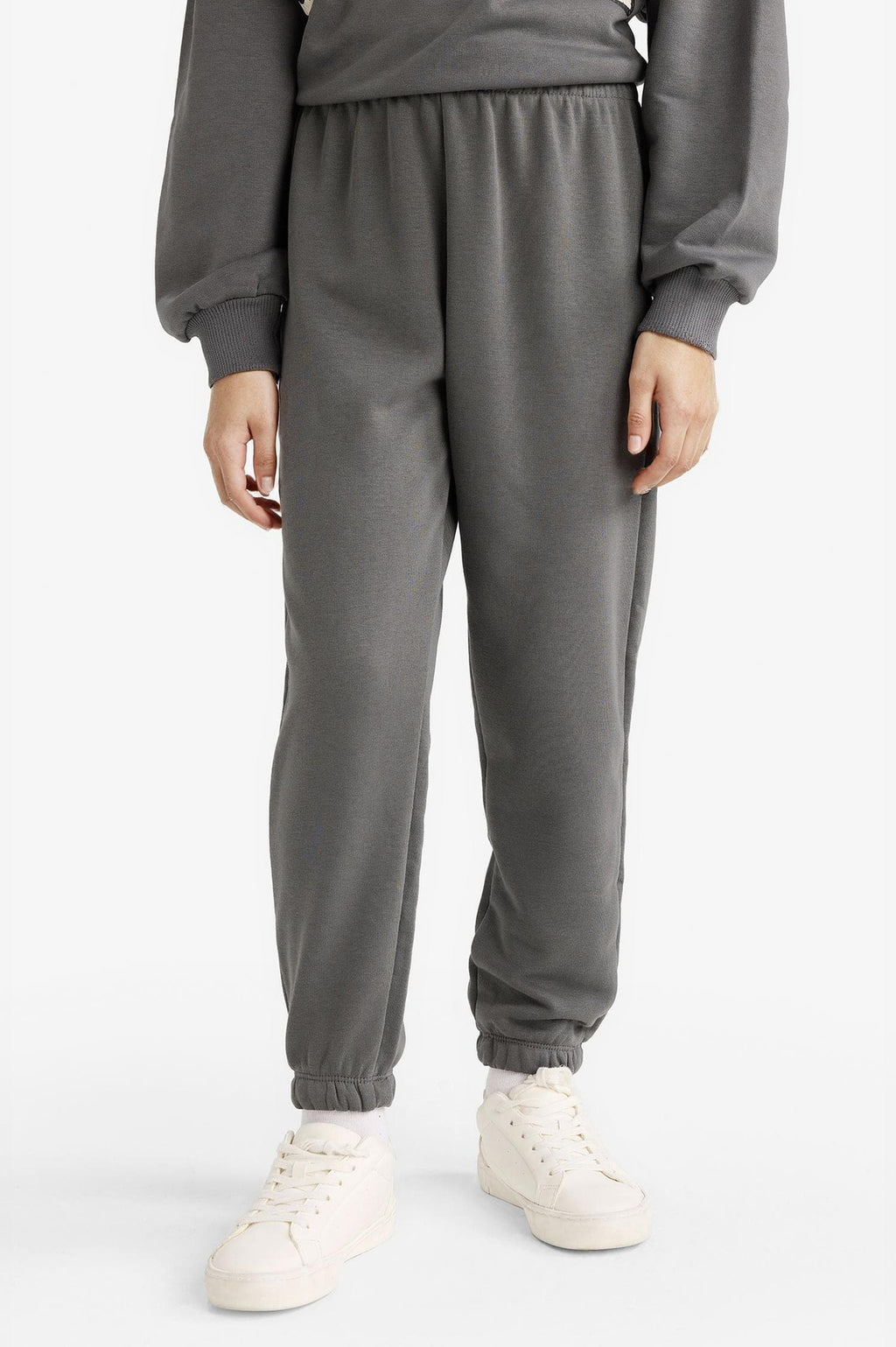 Girls 2-Piece Set Printed Sweatshirt Tracksuit Bottoms