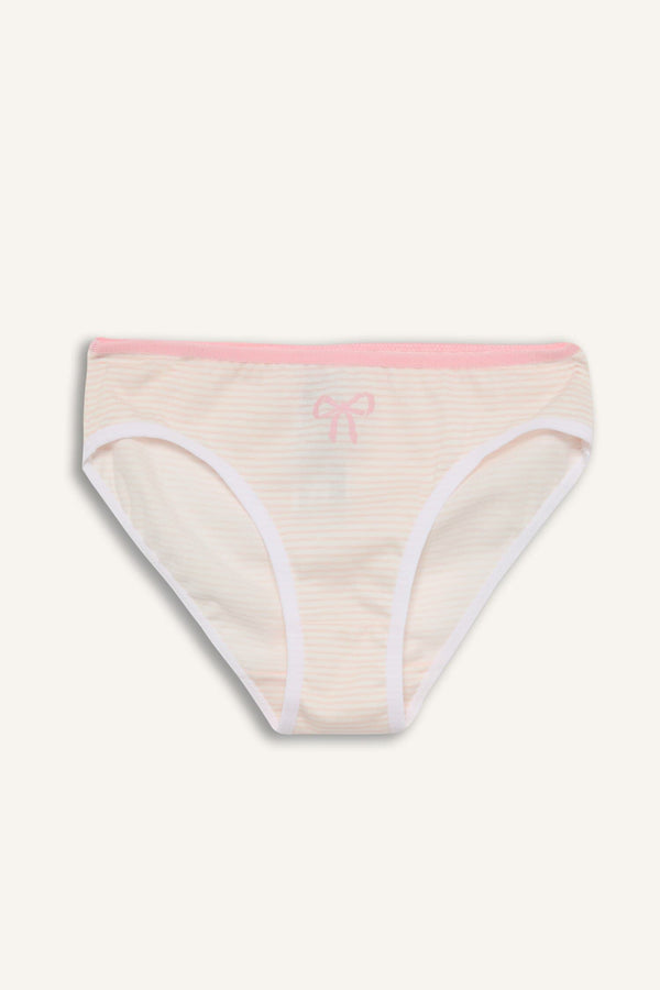 Girl Patterned 3 Piece Slip Panties