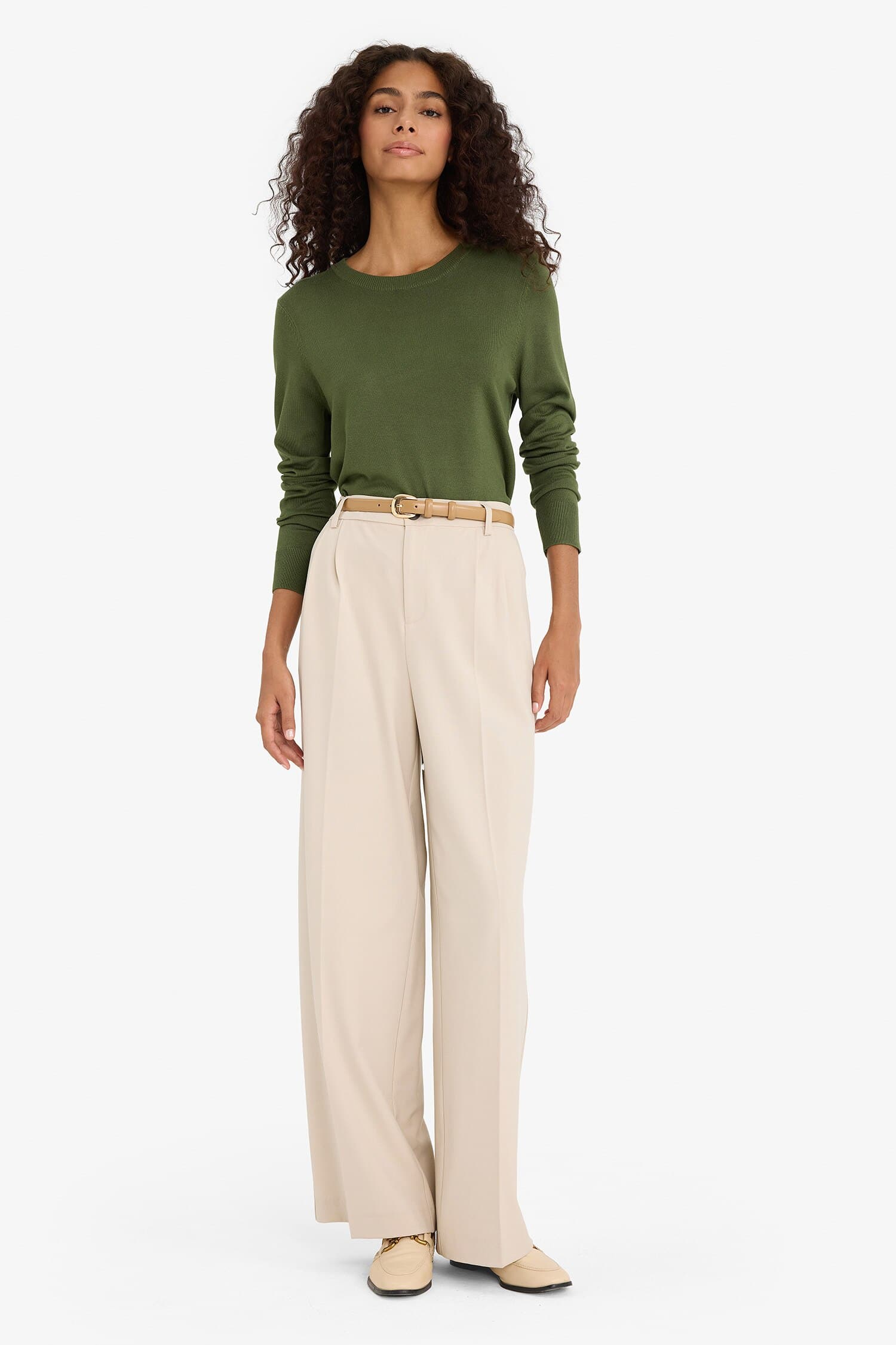 Regular Fit Crew Neck Knitwear Sweater Secondary image