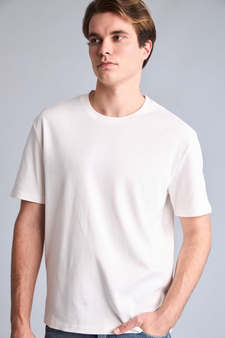 REGULAR FIT 100% Cotton Basic T-Shirt Main image