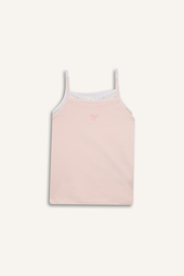 Girl Patterned 2 Piece Undershirts