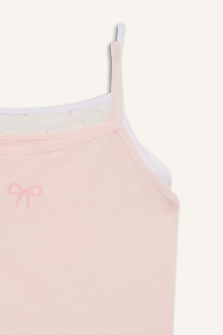 Girl Patterned 2 Piece Undershirts Secondary image