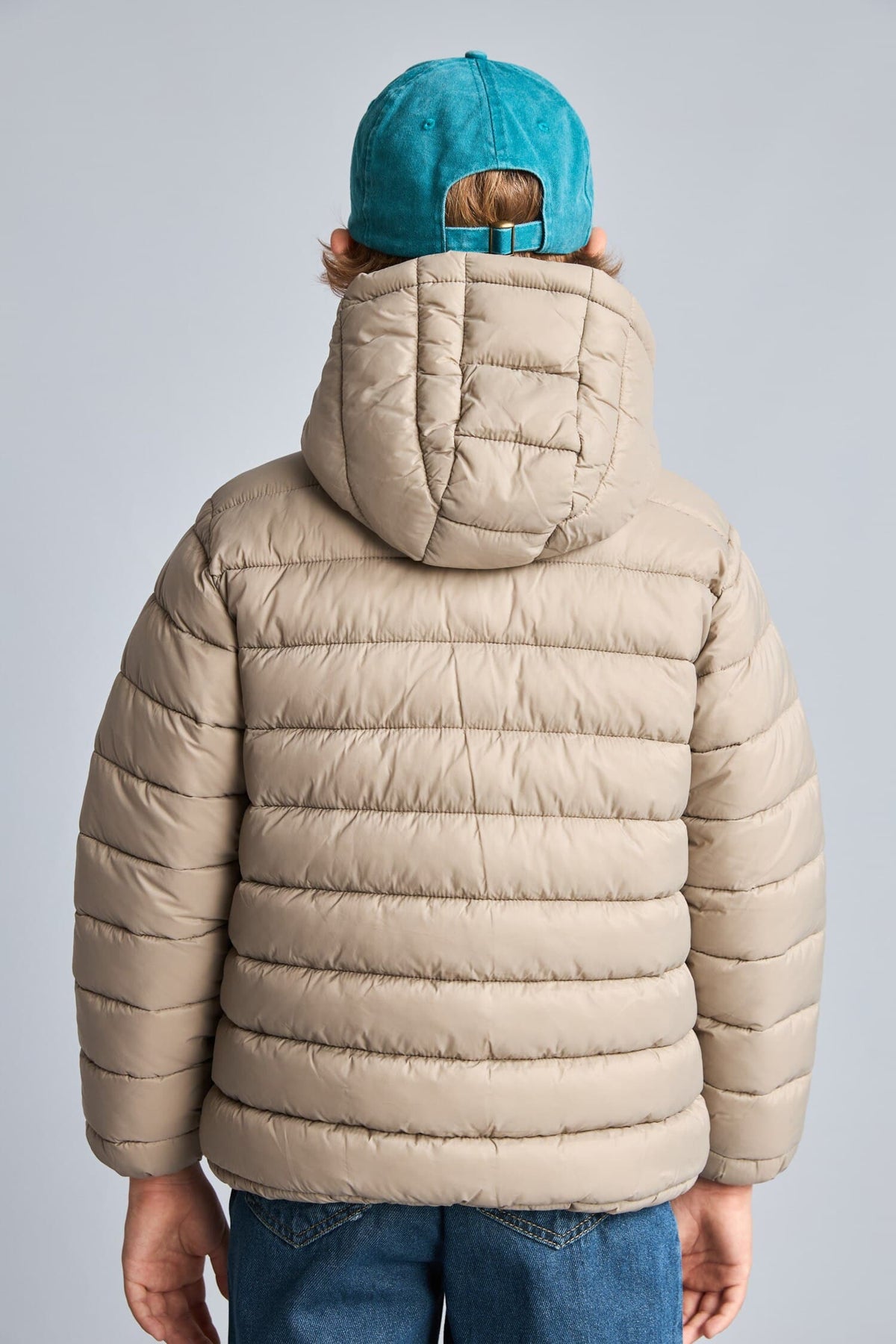 Boys Waterproof Hooded Zippered Puffer Jacket