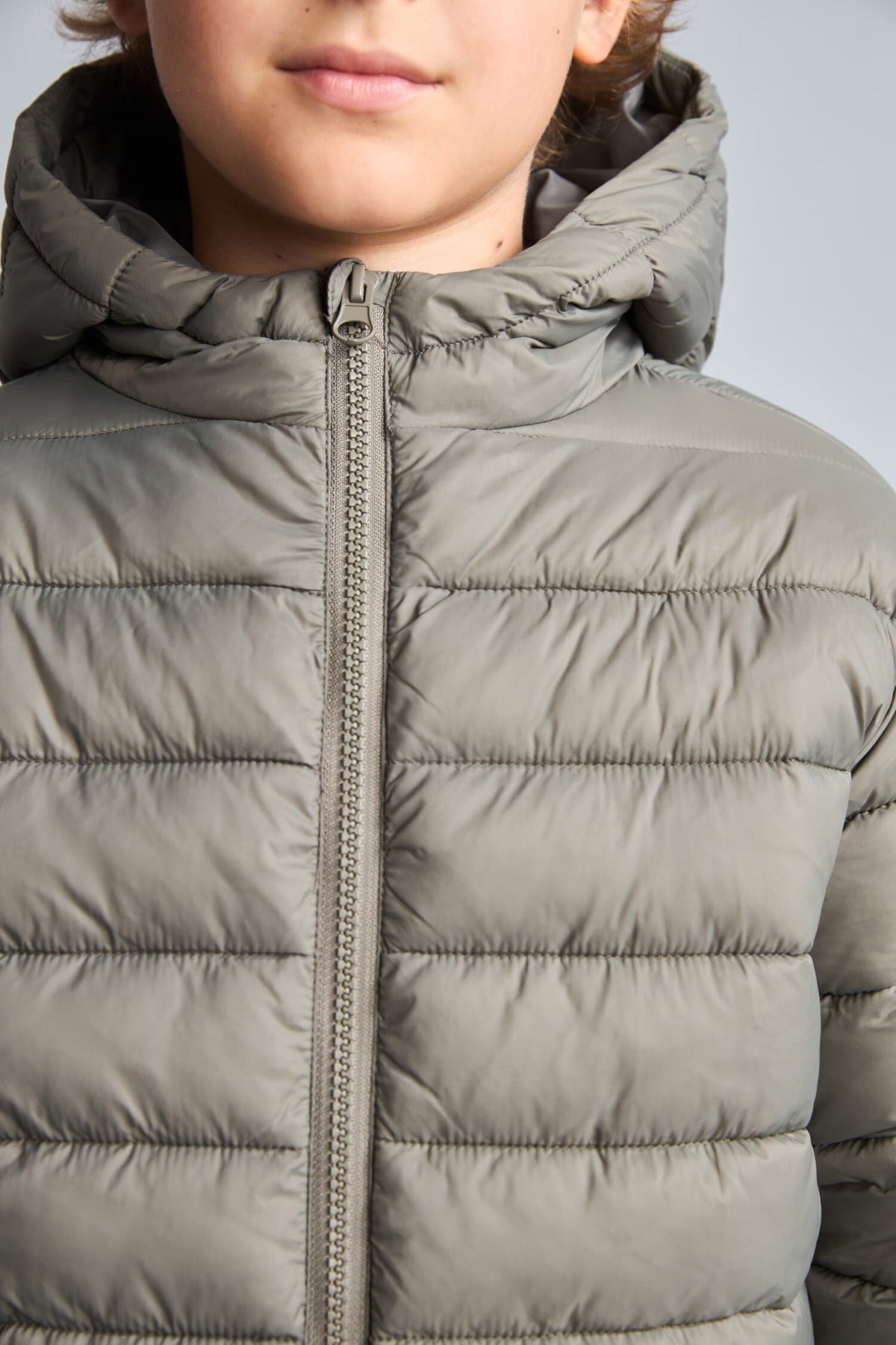 Boys Waterproof Hooded Zippered Puffer Jacket