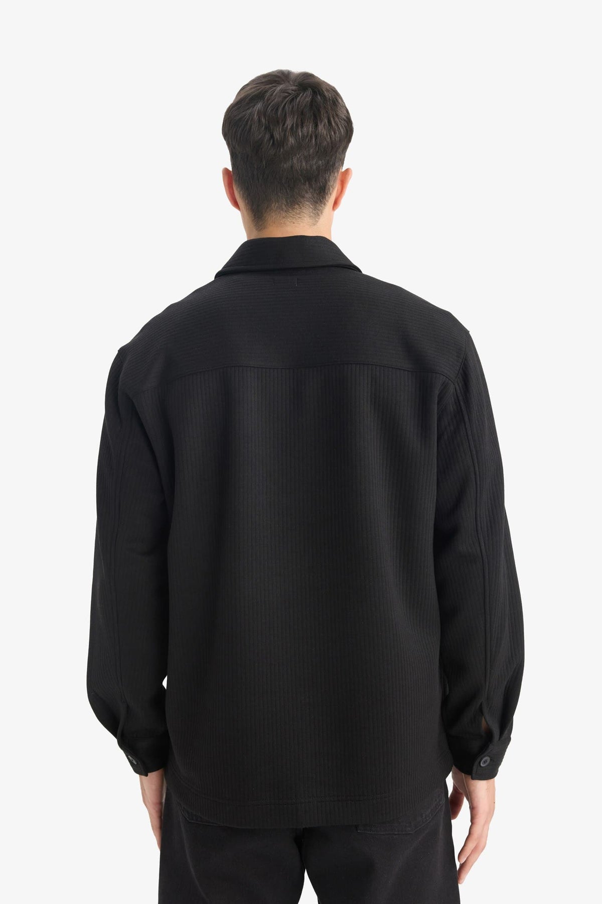 Regular Fit Woven Long Sleeve Shirt