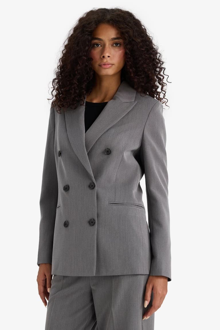 Regular Fit Jacket Collar Blazer