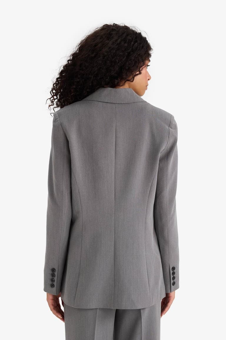 Regular Fit Jacket Collar Blazer