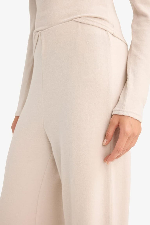 Wide Leg Sweatpants with Elastic Waistband
