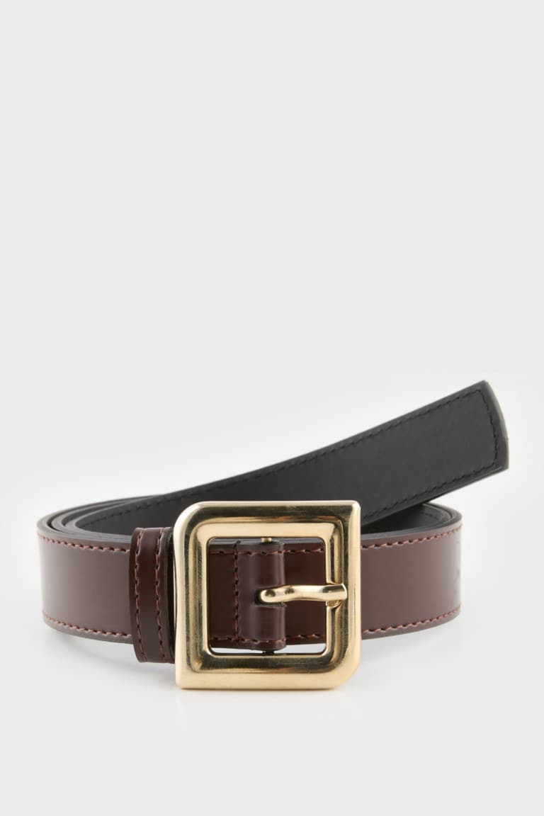 Women's Faux Leather Jean Belt Main image
